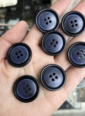 渐变色树脂针织衫衬衫毛呢西裤扣子DIY玩偶娃娃