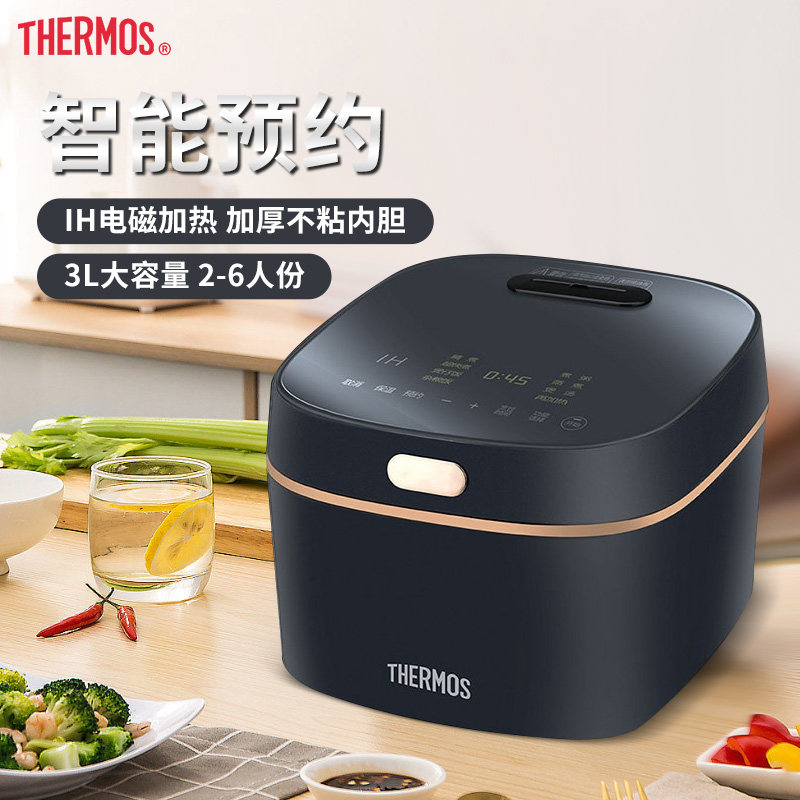 膳魔师智能电饭煲多功能电饭锅加厚内胆3l大容量/2-6人  eha-4136