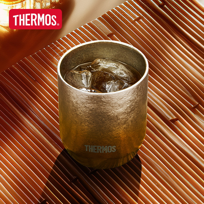 膳魔师纯钛保温杯双层280ML户外泡茶水杯桌面咖啡杯钛杯礼盒TCTI