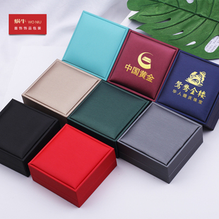 04LSPD拉丝P的手镯盒圈圈首饰收纳盒饰品盒放珠宝手饰盒子定LOGO