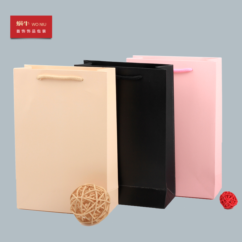 20STE首饰包装袋定做LOGO珠宝手提纸袋定制礼物袋服装袋饰品手袋