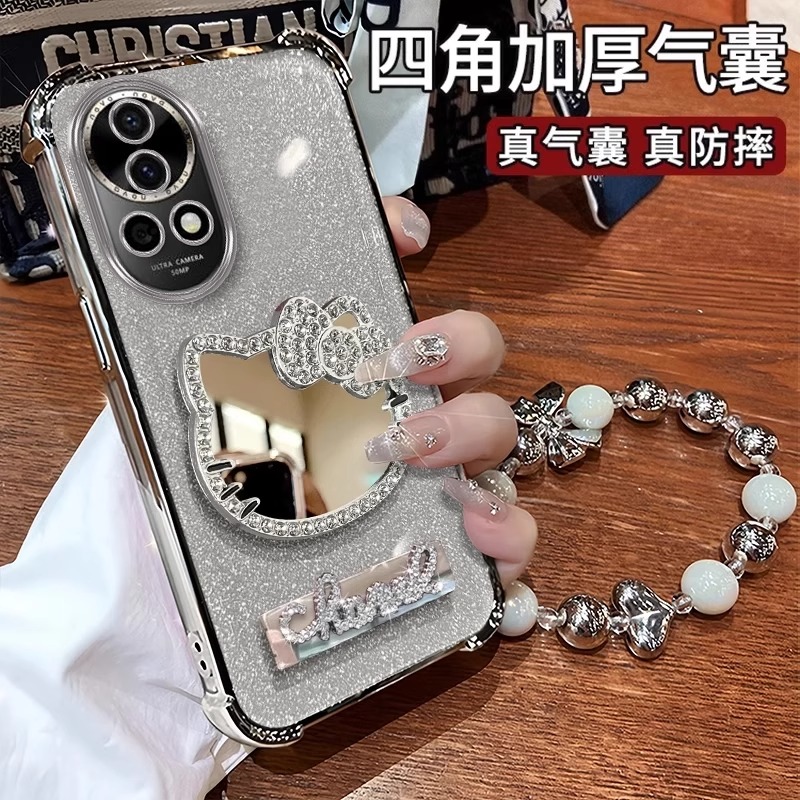 KT猫镜补妆镜子好看手机壳