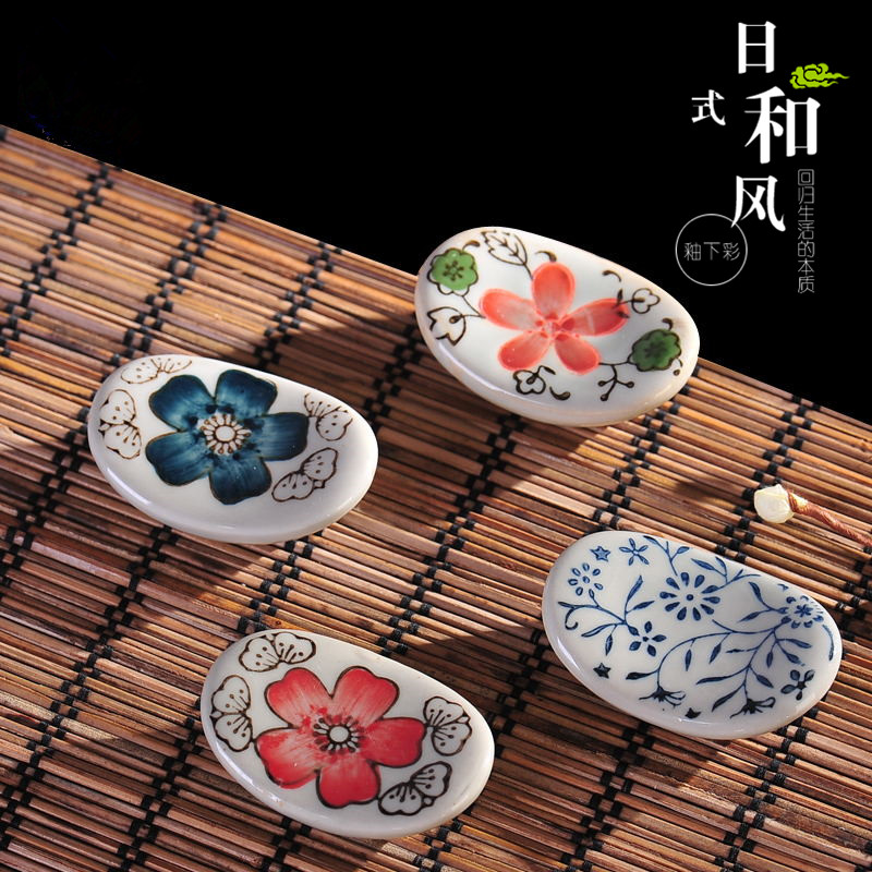 陶瓷筷子架风釉下彩中式餐具创意