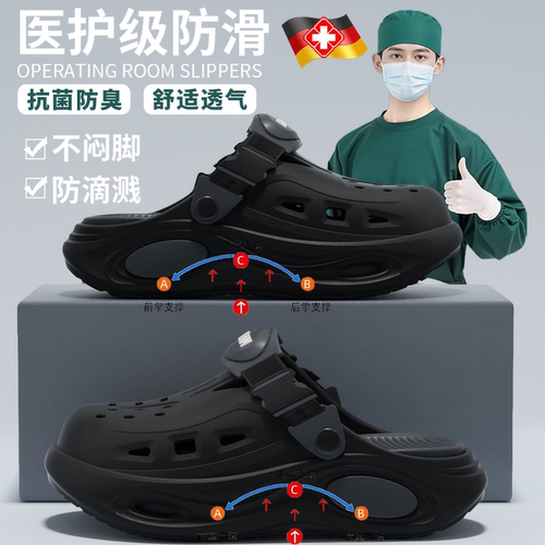 医用手术室洞洞鞋男士夏2026新款