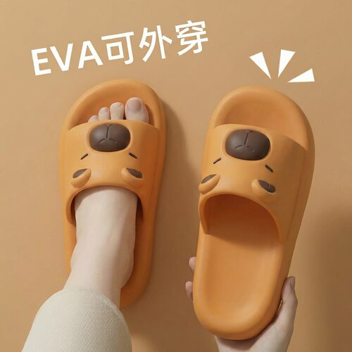 卡皮巴拉儿童拖鞋男女童室内防滑