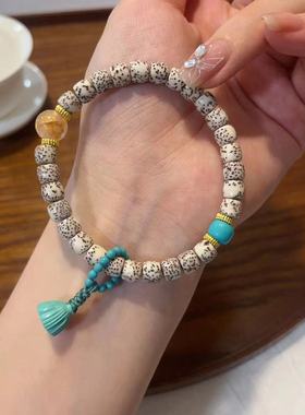 新款精品星月老型搭配绿松石莲蓬文玩配件手工DIY手串时尚饰品配