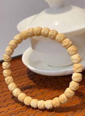 原创龙脊菩提老型奶酪文玩时尚饰品单圈手串手链小红书爆款
