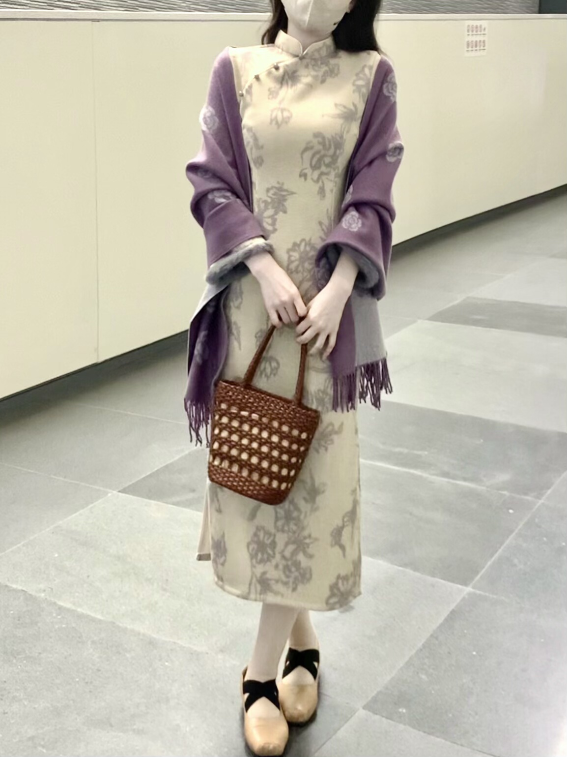 加绒加厚改良显瘦气质国风旗袍