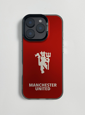 曼联小恶魔适用于苹果17air手机壳iphone16promax足球15高级感14彩银13全包12pro磁吸11新款xsmax男8/7PLUS