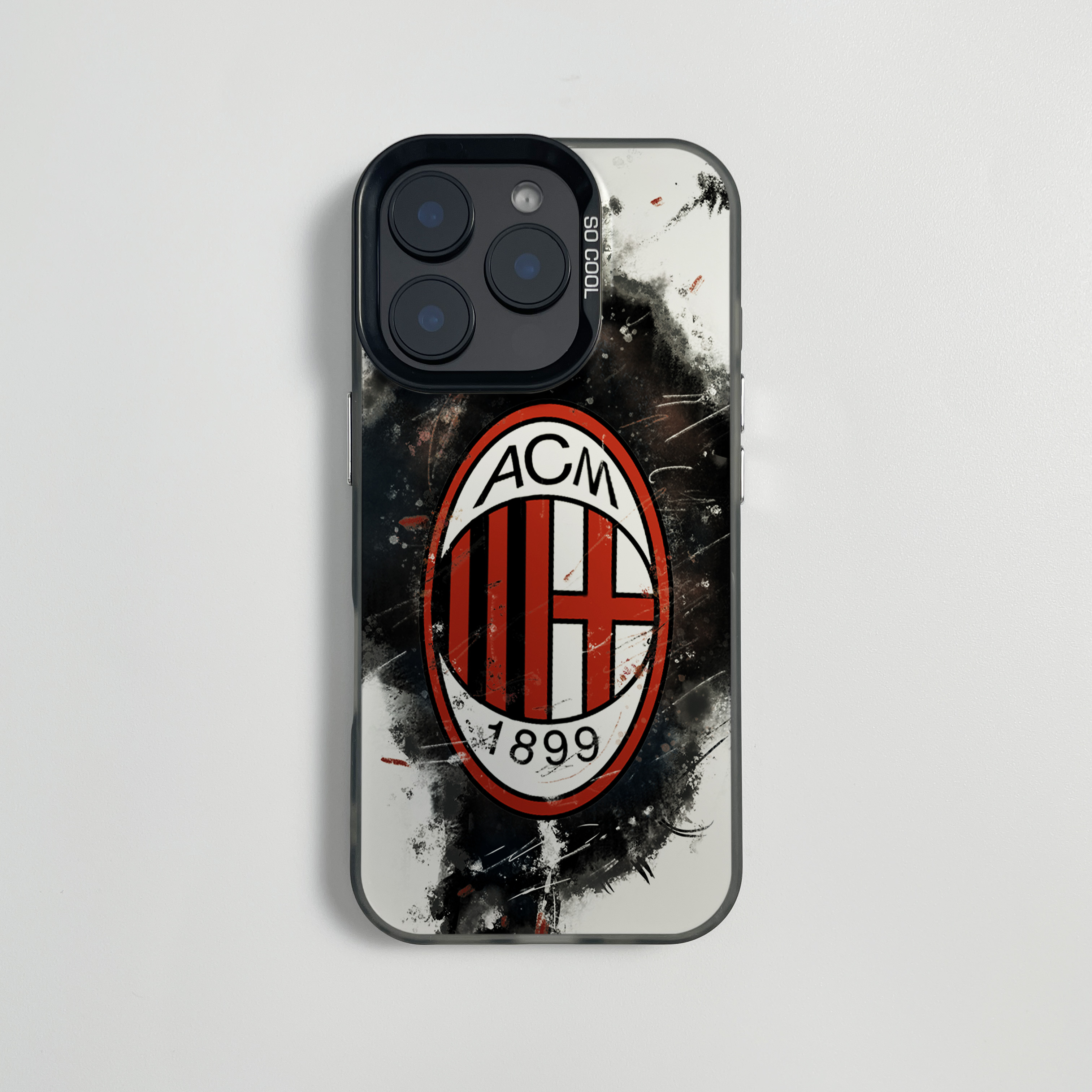 AC米兰水墨队徽适用于苹果17air手机壳iphone16e足球15PLUS磁吸14硅胶13高级xsmax男12promax个性11新款套
