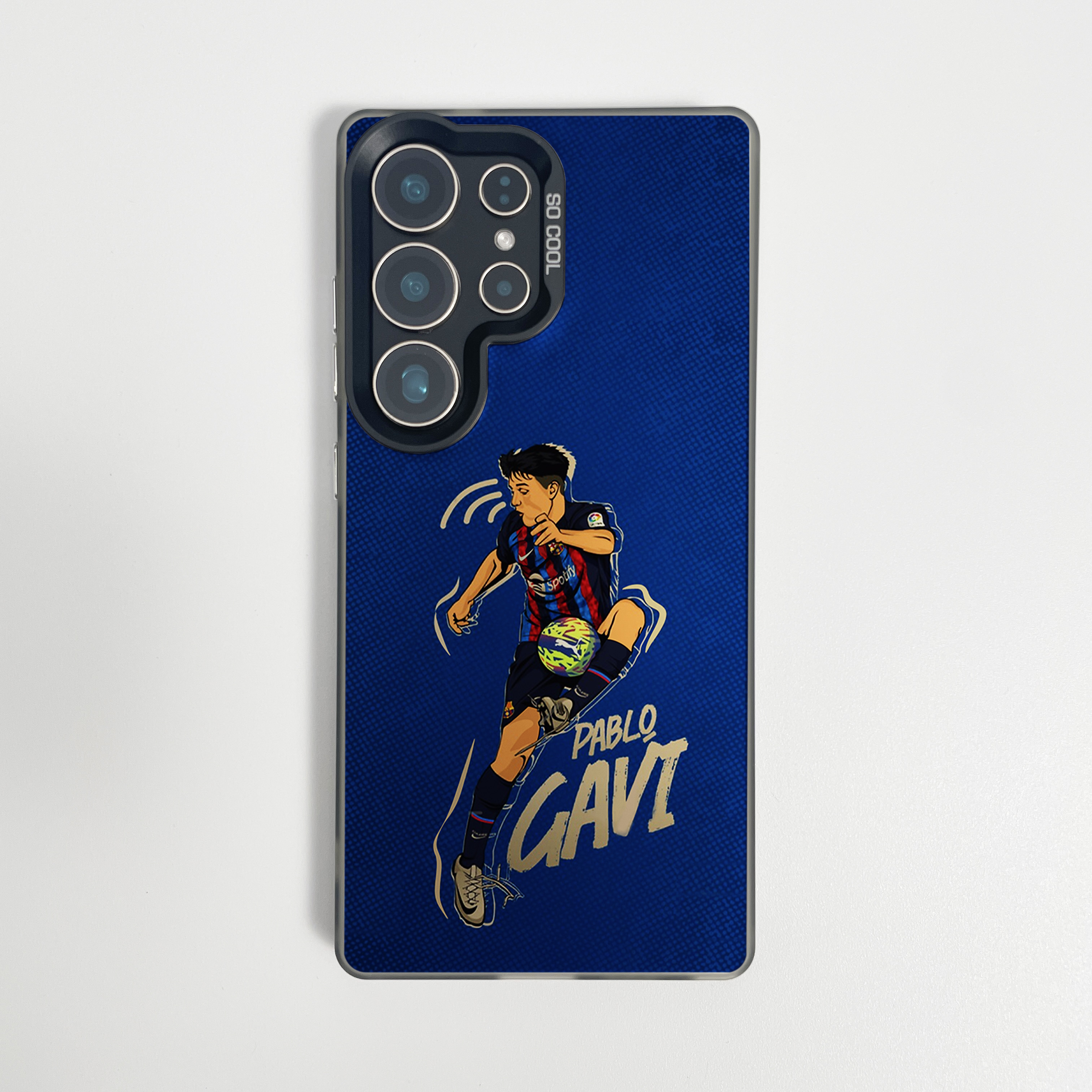 加维手绘风适用于三星s24ultra巴萨手机壳s23fe磁吸s25+足球s22新款一加11全包12防摔13AC3小众5保护套