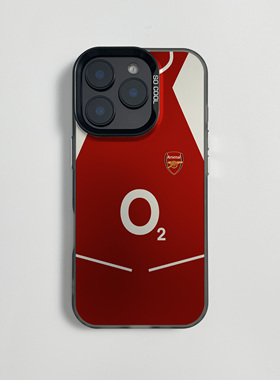 阿森纳O2球衣适用于苹果17air手机壳iphone16promax足球15磁吸14高级感13全包12pro套xsmax新款11PLUS个性