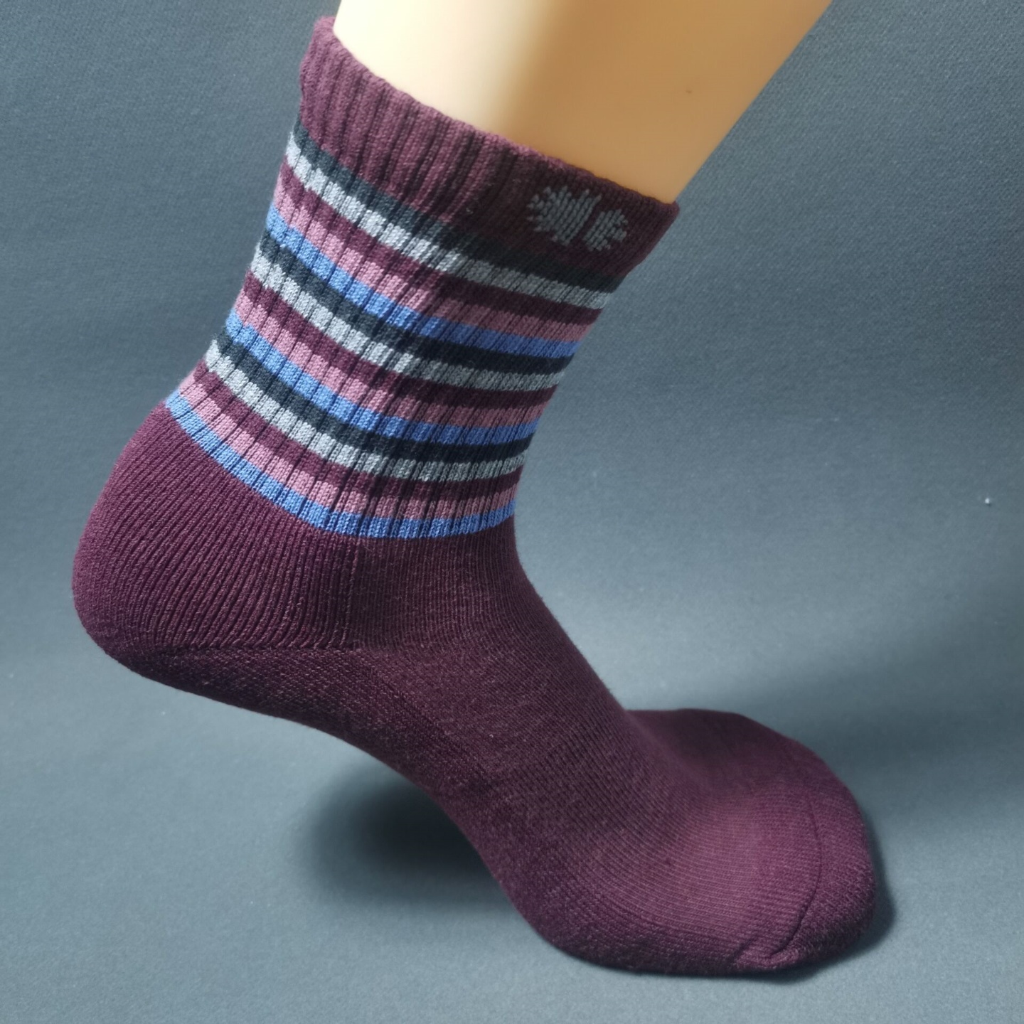 外贸出口单袜子女秋冬季女士毛巾低中筒袜运动吸汗透气跑步女袜