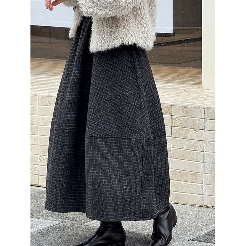 a字半身裙梨型身材遮胯女2025