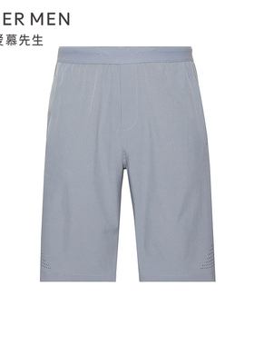 爱慕先生夏季轻商旅系列男士纯色百搭休闲透气松紧腰短裤NS82F731