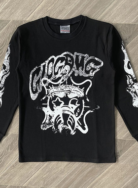 Glo Gang Eroded Glo Thermal Tee 饮料卡通长袖纯棉T恤欧美潮
