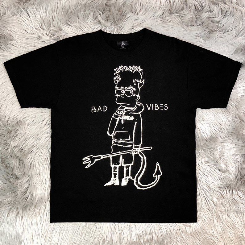 badxxxtee辛普森合作款短袖T恤
