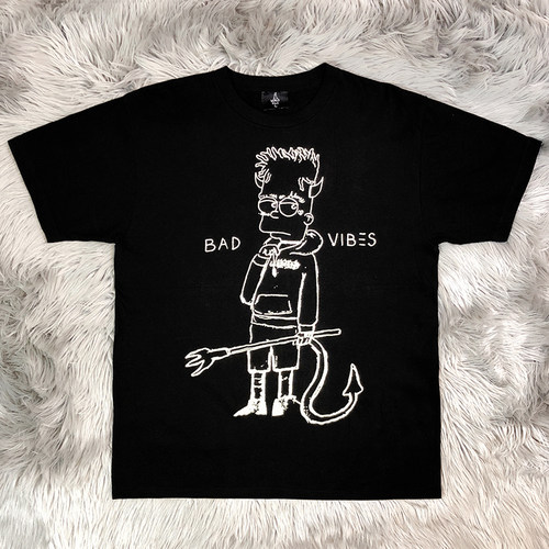 badxxxtee辛普森合作款短袖T恤