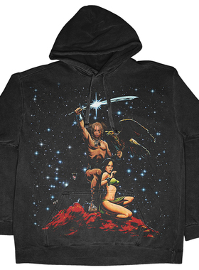 Trippie Redd 1400 星辰漫画人物合作款ins同款男女套头卫衣