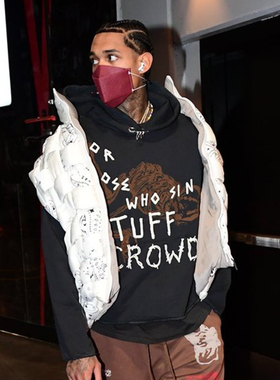 JORDANCLARKSONS 同款 TUFF CROWD CARRIED HOODIE 明星同款卫衣