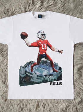 Asap Injured Generation HidjiWorld Buffalo Bills Tee 短袖T恤
