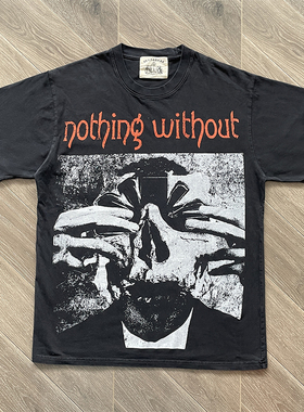 Vertabrae Push tee 美式复古印花纯棉短袖T恤