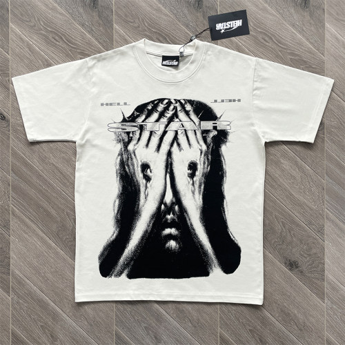 Hellstar Studios T-Shirt 掩面哭泣印花短袖T恤