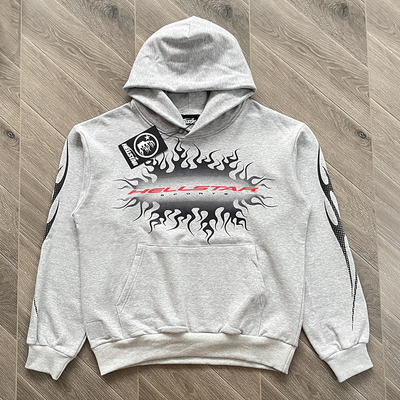 Hellstar Studios  Hoodie 火焰印花休闲连帽卫衣