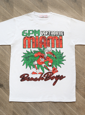 Vertabrae Beach Boy 合作款ins同款男女短袖T恤