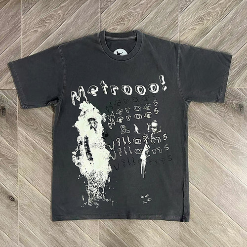 MetroBoomin短袖潮男女重工洗水