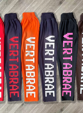 Vertabrae sweatpants 洗水立体字母多颜色运动男女休闲长裤合集