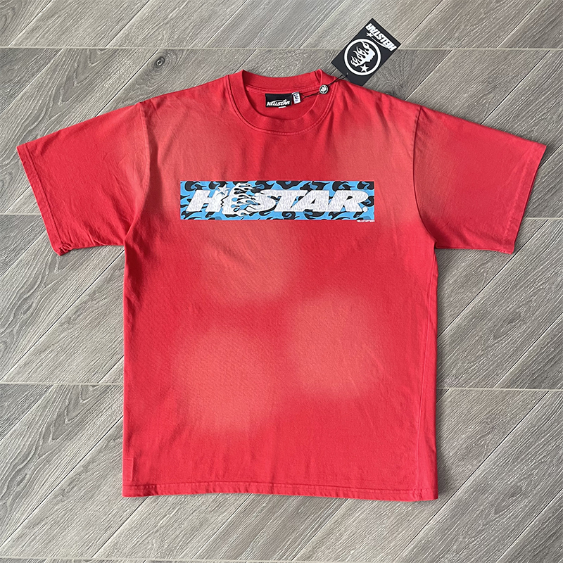 Hellstar Studios Box Logo Tee 纯棉洗水休闲短袖T恤