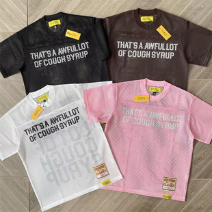 Awful Lot 字母印花网眼透气短袖 Syrup Cough That