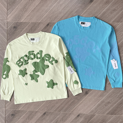 Sp5der worldwide 555555 Beluga  Heather Grey休闲长袖T恤