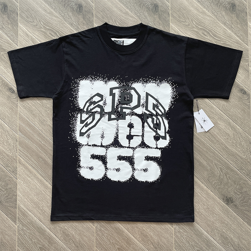Sp5der worldwide 555555 TEE 印花休闲短袖T恤