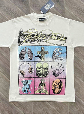 Hellstar Studios The Path to Paradise 复古风印花白色短袖T恤