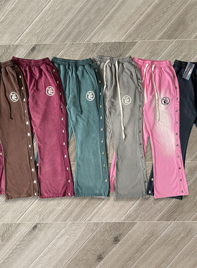 HELLSTAR Studios Capsule 10 Cotton Pants排扣洗水纽扣高街长裤