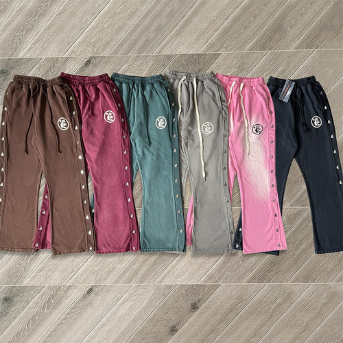 HELLSTAR Studios Capsule 10 Cotton Pants排扣洗水纽扣高街长裤
