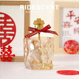杯子伴手礼玻璃杯结婚高颜值女伴娘伴郎实用小礼品单品小众高级感