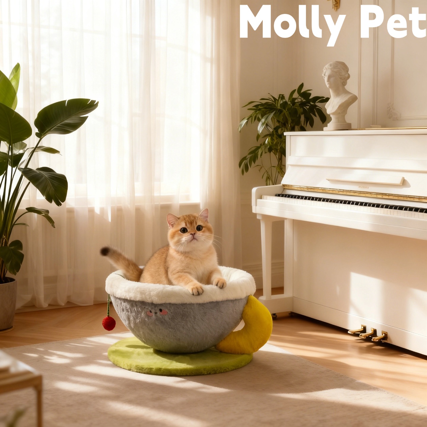 猫窝冬季保暖四季通用冬天半封闭猫屋猫房子安全感咖啡杯猫咪睡窝