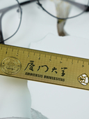 厦大尺子直尺 厦门大学黄铜尺 镀铜 厦门大学尺子 厦门大学直尺