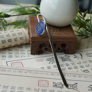 天津财经大学书签 天津财经大学文创纪念品 天财书签金属书签
