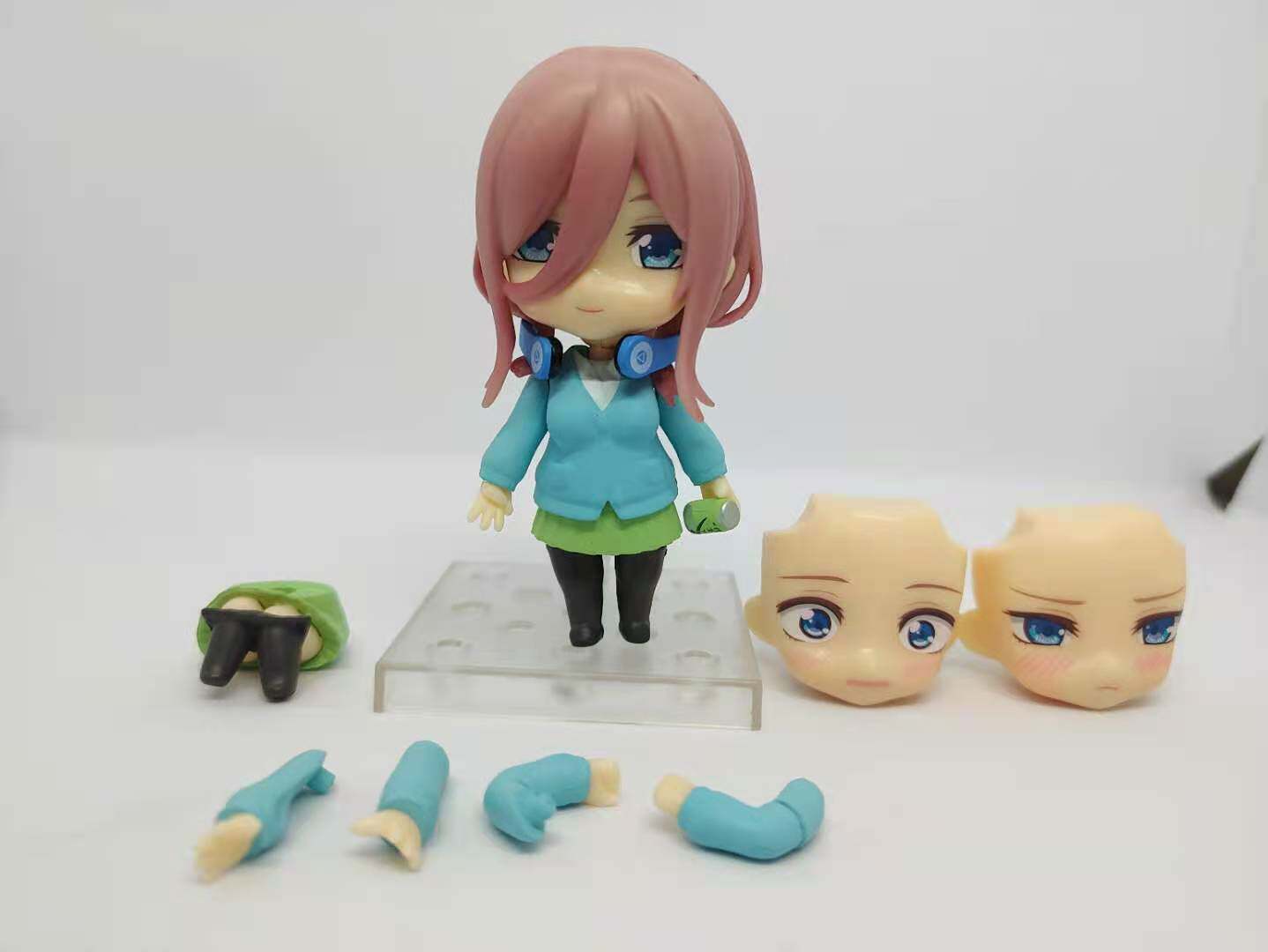 1306# q版粘土人 关节可动 中野三玖 五等分花嫁 手办 模型摆件