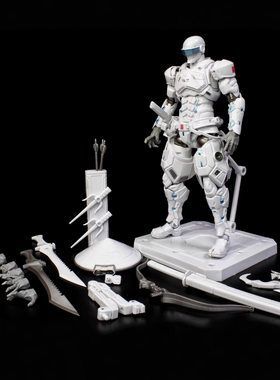 集玩PS001白幽灵 合金骨架 拼装模型 白武士蛇眼特种部队机甲玩具