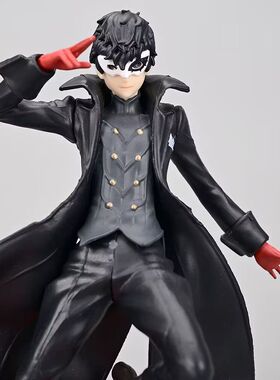女神异闻录5 摩尔加纳POP 雨宫莲 Joker 怪盗服 手办模型摆件