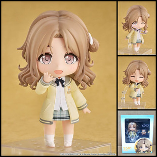 Q版粘土人偶像大师闪耀色彩2591#市川雏菜可动替换脸手办摆件公仔