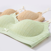 2024春夏新款 0.5厘米薄杯 无钢圈小胸少女学生聚拢甜美文胸696