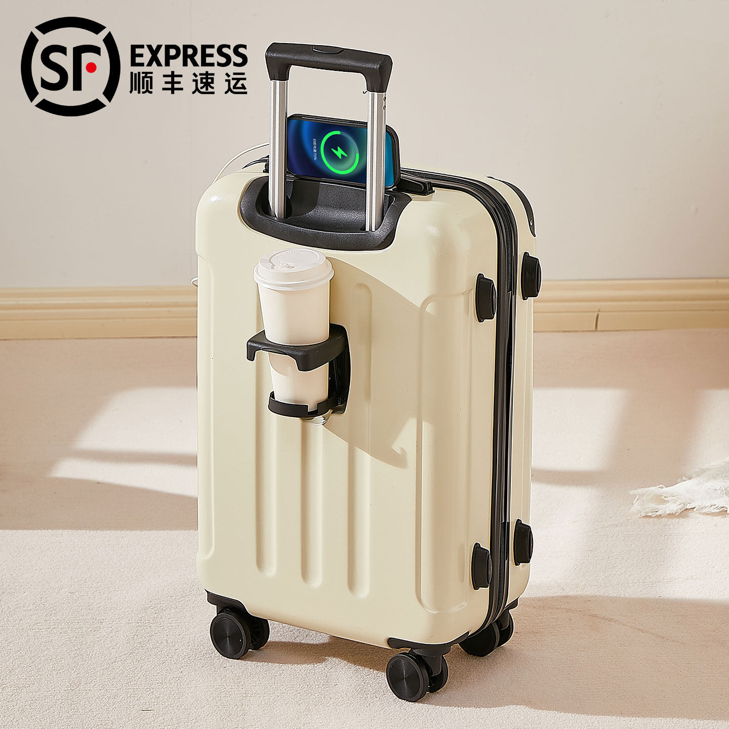 多功能行李箱女20寸小型拉杆箱万向轮静音登机24寸旅行密码皮箱子