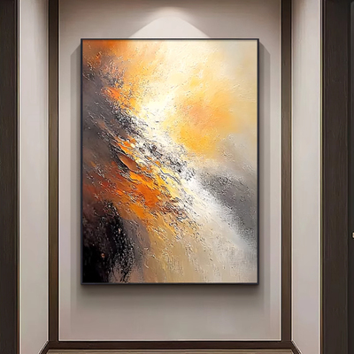 MHD原创《星空》手绘现代沙发装饰画大厅设计师书房抽象艺术油画