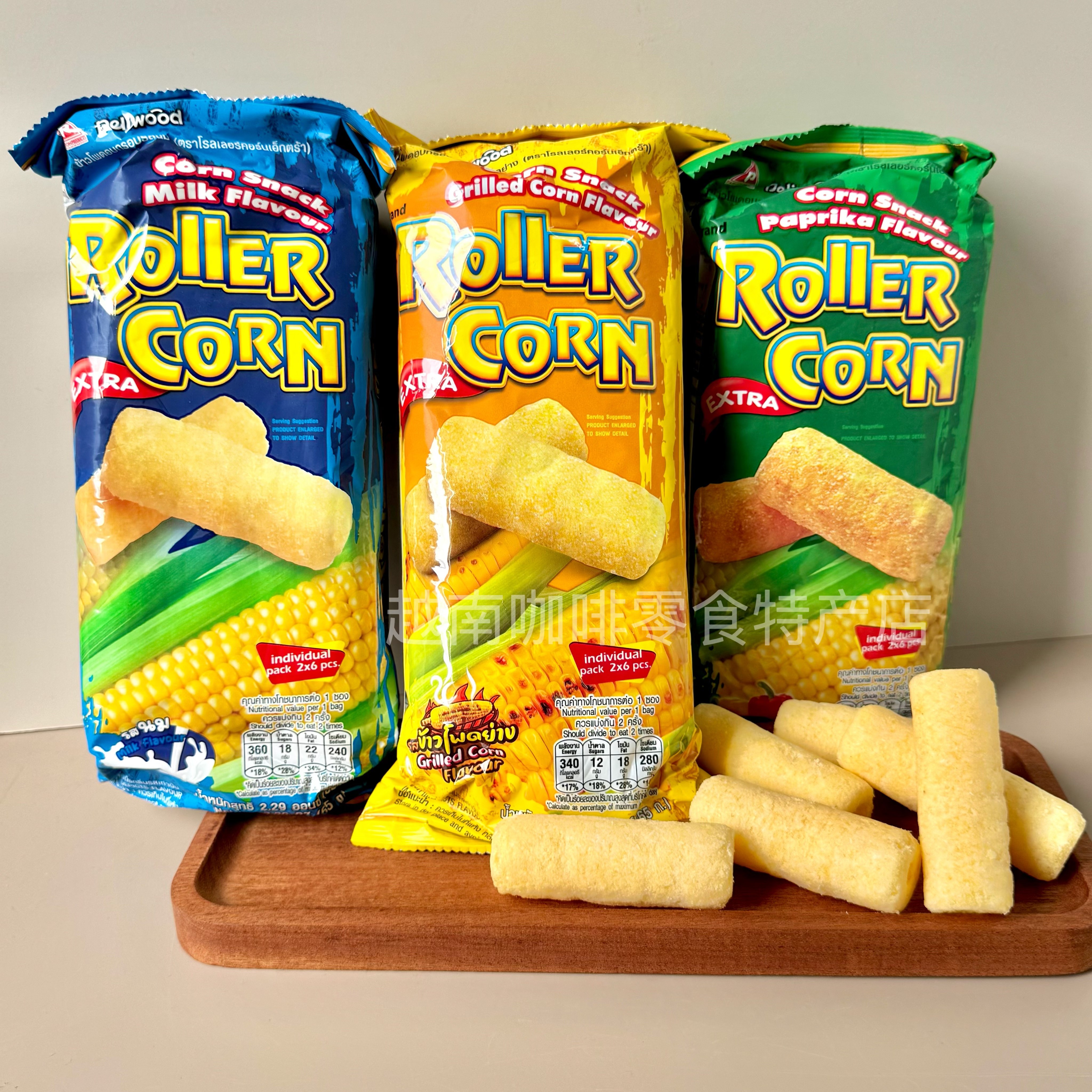 现货泰国进口711商超同款玉米棒ROLLER CORN休闲零食下午茶解馋